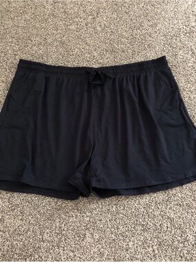 Real Essentials Navy Comfort Shirts - Womens 3X, Waist 23”, Total Length 17”